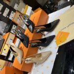 Louis Vuitton LV Women Sparkle Slingback Pump Black Calf Leather 9.5 CM Heel 1ABPHC - Imagen 10