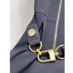 Louis Vuitton LV Women XXL Detail Cap Sleeve Dress Wool Black Regular Fit 1ABQR8 - Image 9