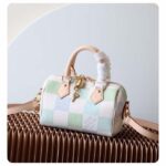 Louis Vuitton Women LV Speedy Bandoulière 20 Pistachio Damier Giant Coated Canvas N40515 - Image 2