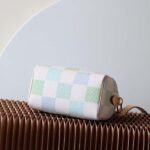 Louis Vuitton Women LV Speedy Bandoulière 20 Pistachio Damier Giant Coated Canvas N40515 - Image 5