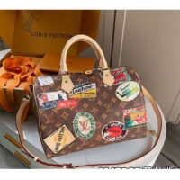 Louis Vuitton Women Speedy Bandoulière 30 Monogram Coated Canvas Twill Lining M47087 (10)