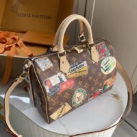 Louis Vuitton Women Speedy Bandoulière 30 Monogram Coated Canvas Twill Lining M47087 (10)