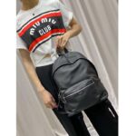 Saint Laurent YSL Unisex City Bacpack Black Matte Calfskin Leather Double Zip - Image 11