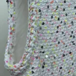 Abito da donna Chanel in tweed glitterato e guipure P76993K11081NV215