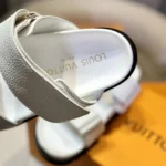 Louis Vuitton LV Unisex LV Sunset Flat Comfort Sandal-White 1AD1LB