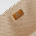 Chanel Damen Klassische Handtasche aus Lammleder-Gold