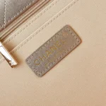 Chanel Damen Klassische Handtasche aus Lammleder-Gold