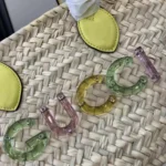 Gucci Unisex Mini Straw Tote with Gucci Logo-Yellow