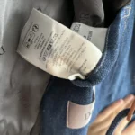 Veste à capuche Christian Dior Tag pour homme en denim de coton bleu
