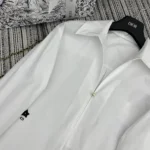 Dior Women Blouse White Cotton Poplin 451B72A3356_X0100