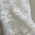 Dior Women Twinset Ecru Mohair and Alpaca Blend Lace