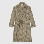 Gucci Men GG Supreme Print Silk Shirt 772399ZANRP2237