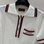 Gucci Women Polo Dress with Web Trim 788864XKD269791 - Image 4