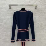 Gucci Women Self Tie Cardigan with Striped Trim 691714XKD264915