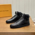 Baskets montantes Louis Vuitton LV Rivoli pour homme - Noir 1AC4VR