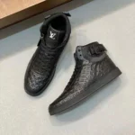 Baskets montantes Louis Vuitton LV Rivoli pour homme - Noir 1AC4VR