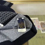 Louis Vuitton Damier Jacquard Kortärmad Bomullsjerseyskjorta Herr 1AFXS2