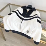 Louis Vuitton Herr Stickad Bomulls Sjömansblouson 1AFQPW