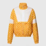 Louis Vuitton Men Monogram Printed Technical Track Top 1AFWJR