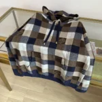 Louis Vuitton Damen Damier Kaschmir und Wollmischung Hoodie 1AFXJV