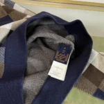 Louis Vuitton Damen Damier Kaschmir und Wollmischung Hoodie 1AFXJV