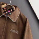 Louis Vuitton Bomber in pelle di vitello scamosciata ricamata da donna 1AFPWH