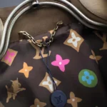 Louis Vuitton Bomber in pelle di vitello scamosciata ricamata da donna 1AFPWH