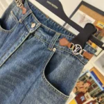 Louis Vuitton Dam LV Circle Tab Jeans 1AFYX6