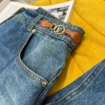 Louis Vuitton Dam LV Circle Tab Jeans 1AFYX6