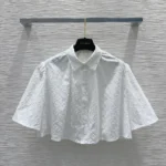 Louis Vuitton Women Monogram Fil Coupé Cape Blouse 1AFSAM