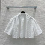 Louis Vuitton Women Monogram Fil Coupé Cape Blouse 1AFSAM