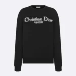 Dior Men Christian Dior Couture Sweater Black Wool Blend