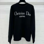 Dior Men Christian Dior Couture Sweater Black Wool Blend