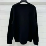 Dior Men Christian Dior Couture Sweater Black Wool Blend