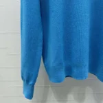 Dior Men Christian Dior Couture Sweater Blue Wool Blend