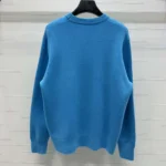 Dior Men Christian Dior Couture Sweater Blue Wool Blend