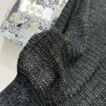 Dior Women Ascot Sweater Black Mohair Alpaca and Silk Blend Knit