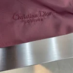 Blouson aviateur Christian Dior Couture Femme en tissu technique bordeaux