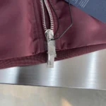 Blouson aviateur Christian Dior Couture Femme en tissu technique bordeaux