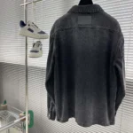 Dior Damen Overshirt Schwarzer Baumwolltwill 413D488B351X_C830