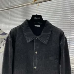 Dior Damen Overshirt Schwarzer Baumwolltwill 413D488B351X_C830