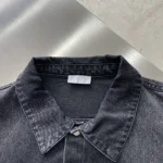 Dior Damen Overshirt Schwarzer Baumwolltwill 413D488B351X_C830