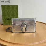 Gucci Women Dionysus Super Mini Bag-Silver 4764321TRBN8089