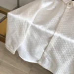 Louis Vuitton Women Monogram Long-Sleeved Silk Shirt 1AFJUE - Imagen 9