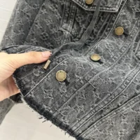 Louis Vuitton Men Vintage-Effect Monogram Denim Jacket 1AGBD3 (1)