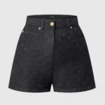 Louis Vuitton Dam Monogram Jacquard Jeansshorts 1AGHDI