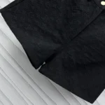 Louis Vuitton Dam Monogram Jacquard Jeansshorts 1AGHDI