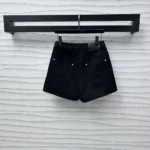 Louis Vuitton Dam Monogram Jacquard Jeansshorts 1AGHDI