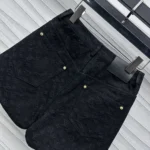 Louis Vuitton Dam Monogram Jacquard Jeansshorts 1AGHDI