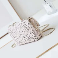 Chanel Women Evening Bag Sequins Gold Tone Metal AS4298 (1)